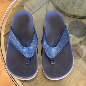 🔴Navy Spenco orthotic sandals. 7